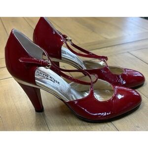 Taryn Rose Red Patent Leather Heels